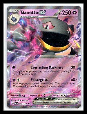 Scarlet & Violet Base Set #088/198 Banette ex