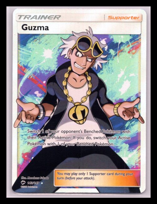 Burning Shadows #143/147 Guzma (Full Art)